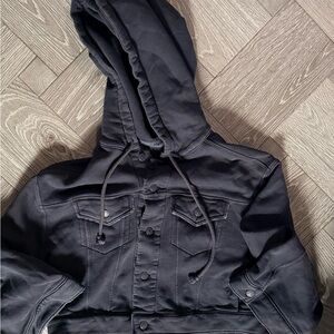 Free People Black Utility Jacket